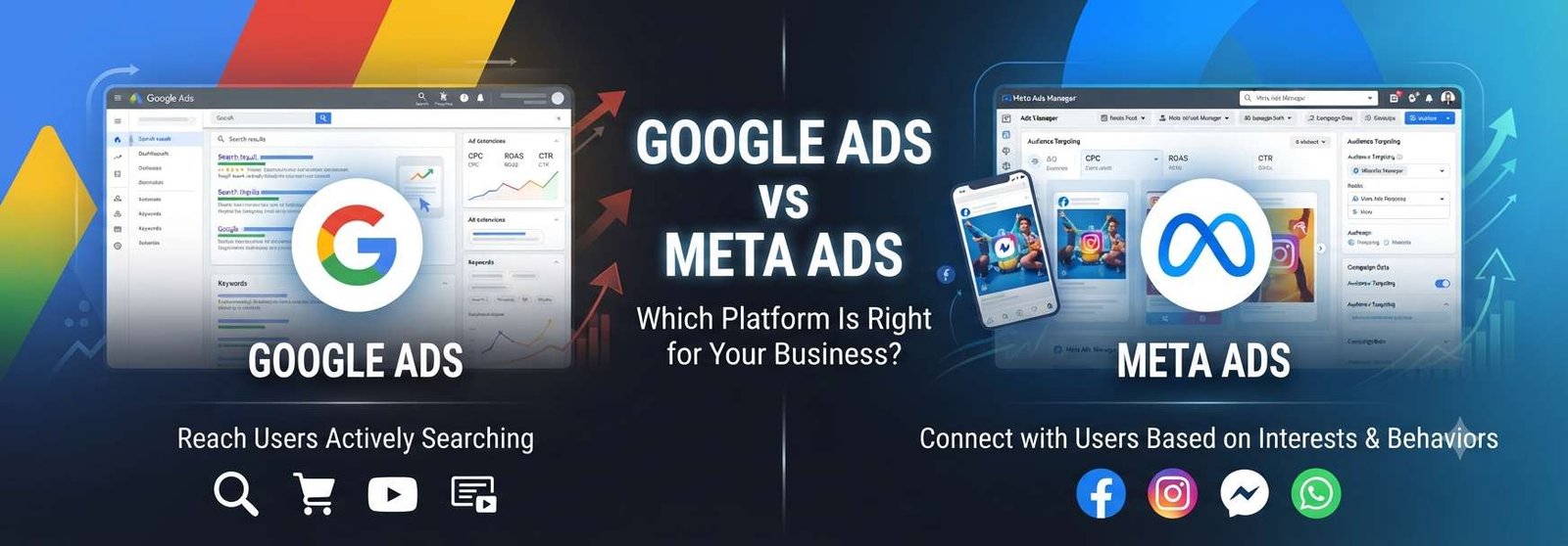 ZED MEDIA Google Ads vs Meta Ads: Which Platform Is Right for Your Business?