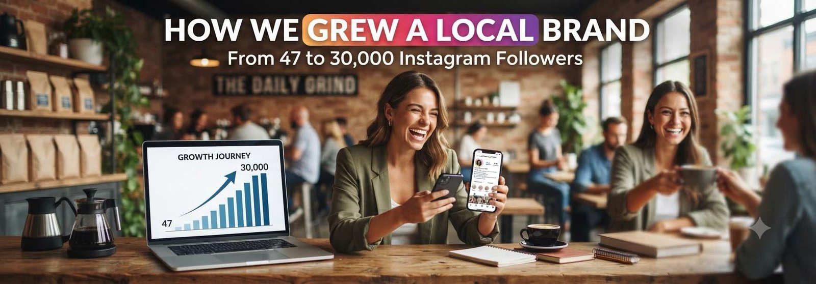 ZED MEDIA How We Grew a Local Brand From 47 to 30,000 Instagram Followers